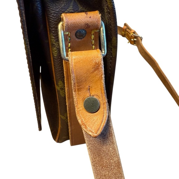 Louis Vuitton Monogram Cartouchiere GM Canvas Leather Crossbody Bag/Shoulder Bag - Picture 8 of 16